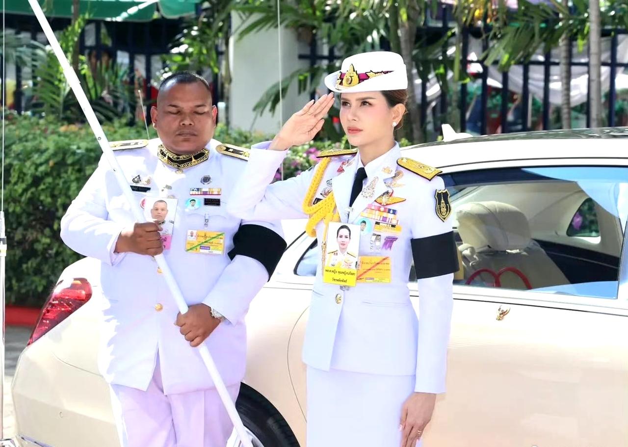 泰王宠妃巴帕颂出席活动。 ​​​