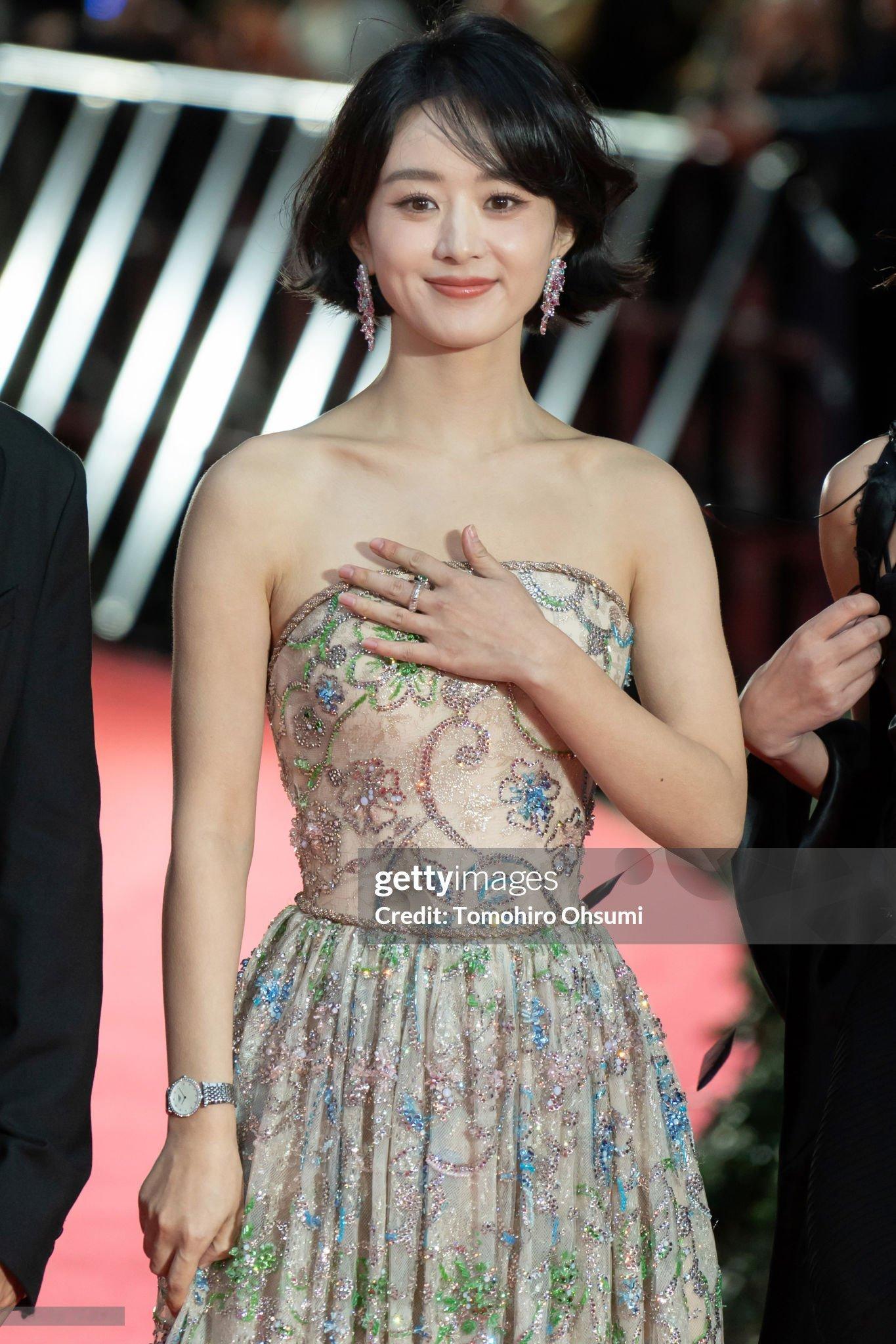 赵丽颖｜第 37 届东京国际电影节开幕式闪耀东京 ，一张 Getty Image
