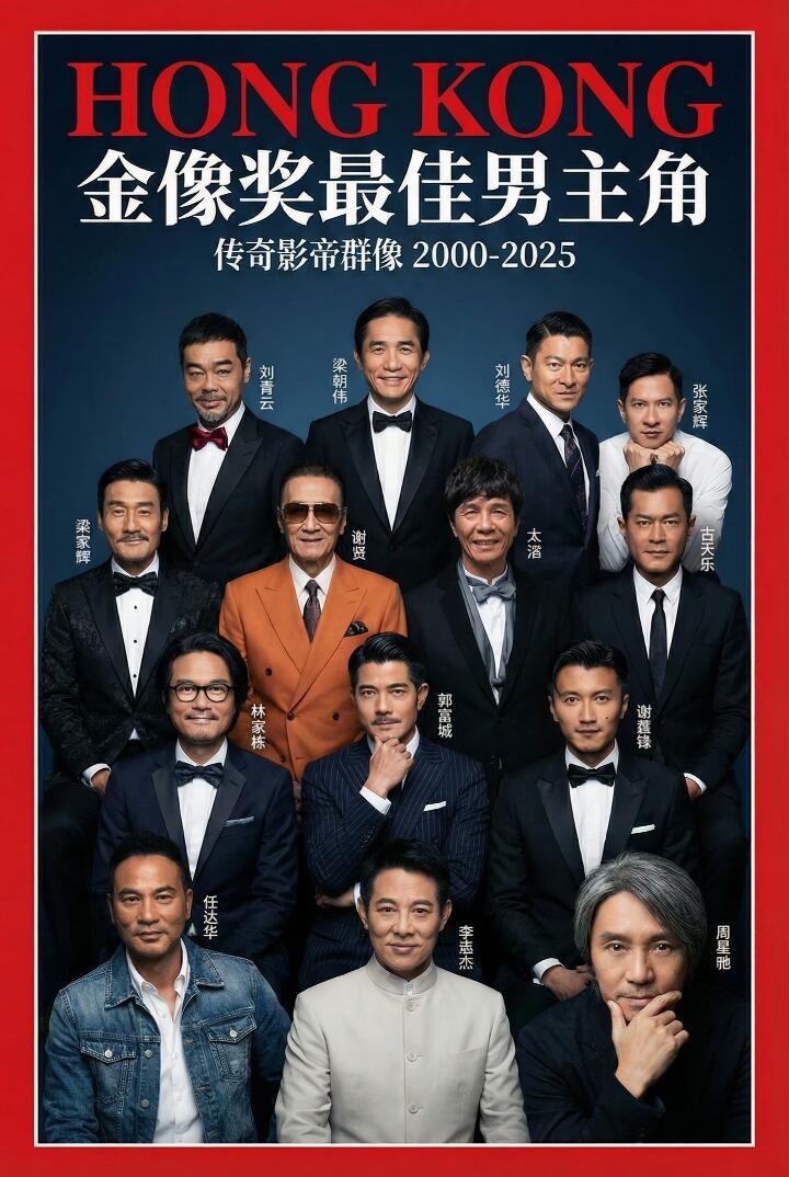 集齐了影帝拿到手软的梁朝伟，千面影帝梁家辉，大器晚成影帝刘青云张家辉，劳模影帝刘