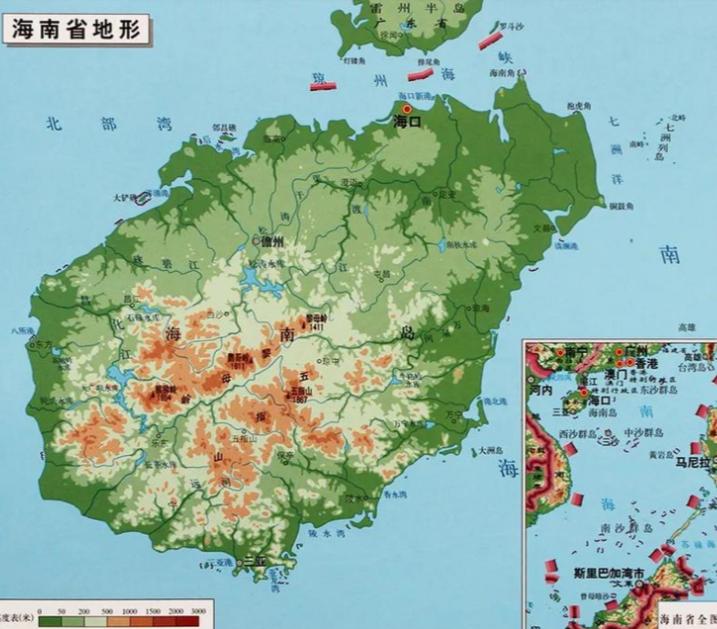 海南省面积3.54万平方公里，人口1050万左右。台湾省面积3.6万平方公里，人
