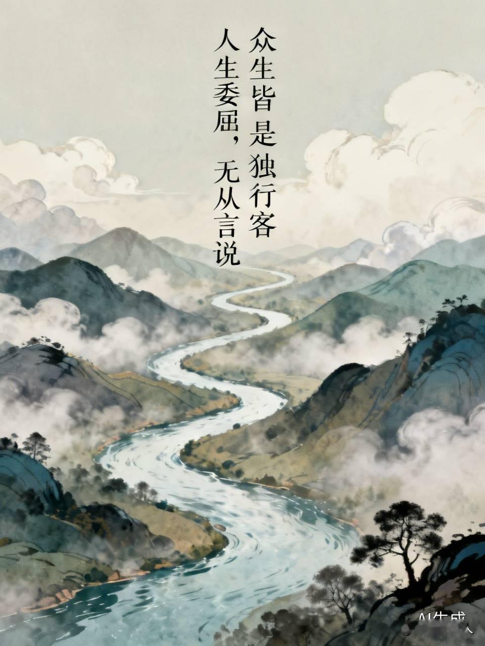 人到一定年纪才慢慢懂得，人生大多数委屈，无从言说。
和家人倾诉，怕他们忧心；跟朋