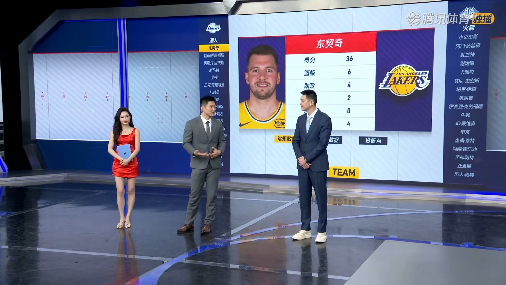 杨导基本上已经和糊人绑定了只要做客腾讯必解说湖人爱来自辽宁