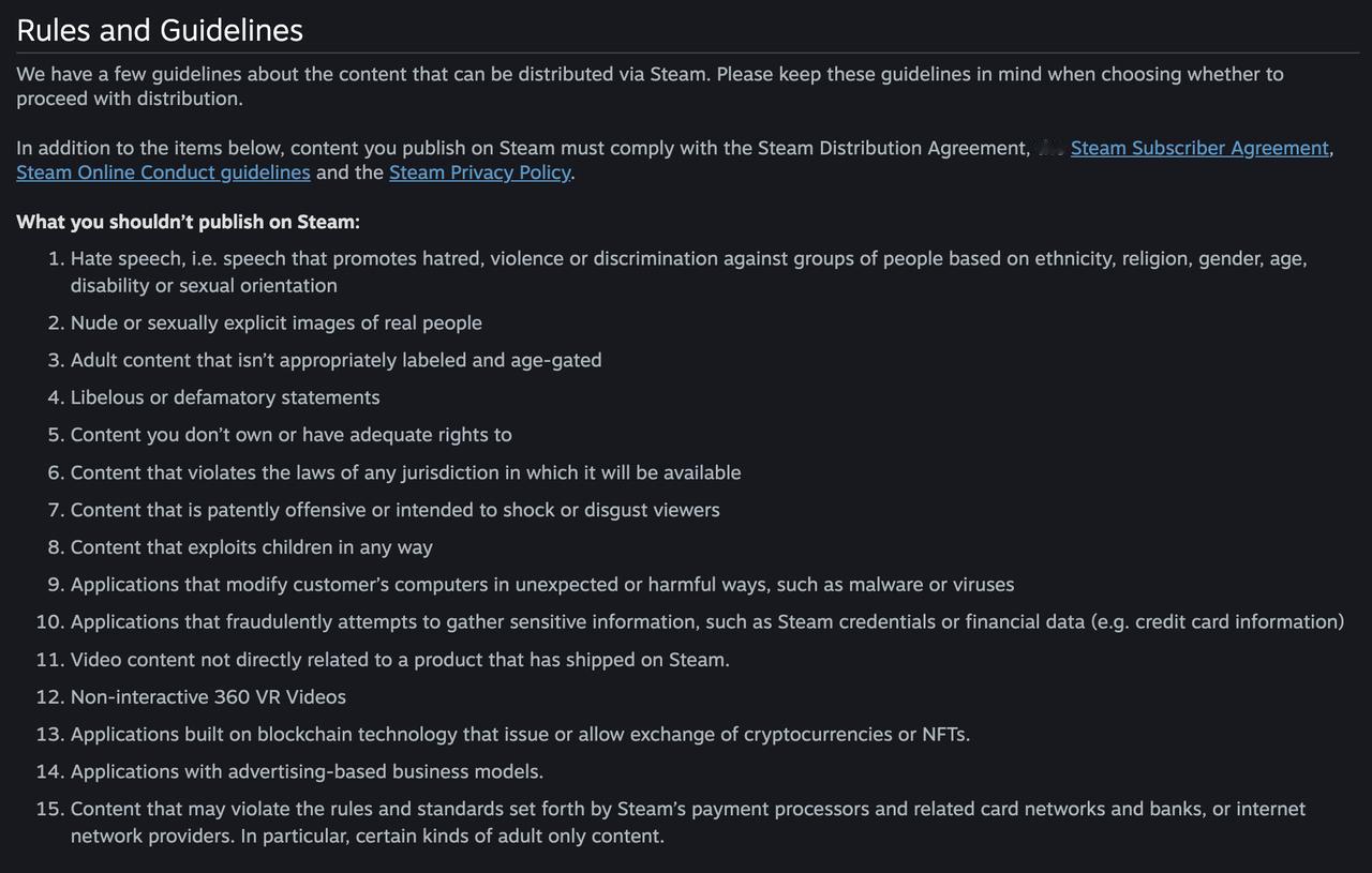 Steam 正在打击部分成人游戏，但规则却越来越模糊。

Valve 近期更新平