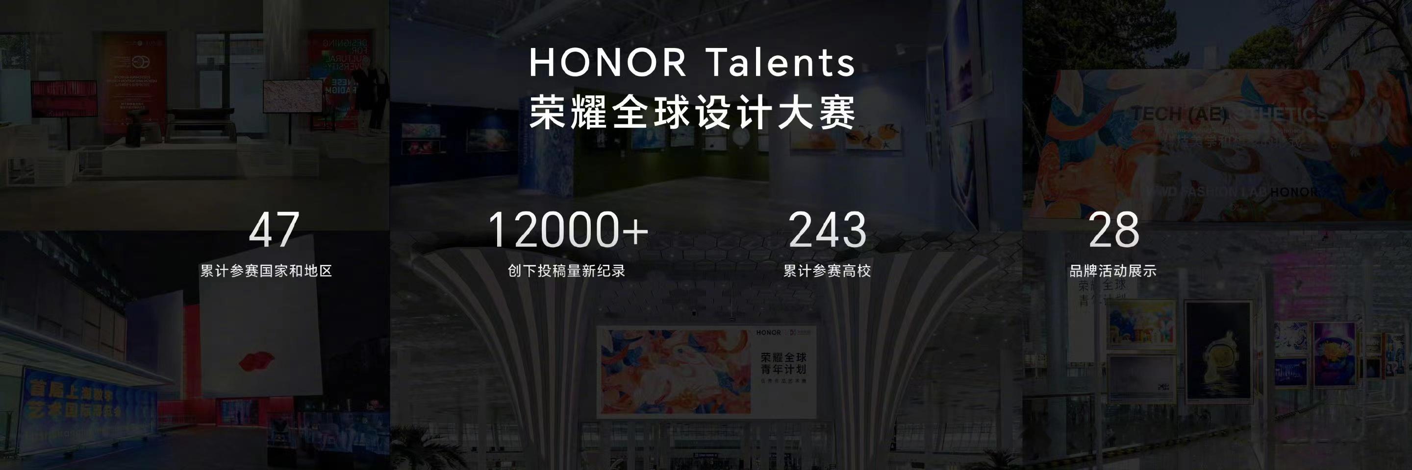 创意壁纸，随心悦动。HONOR Talents荣耀全球设计大赛为荣耀100系列带