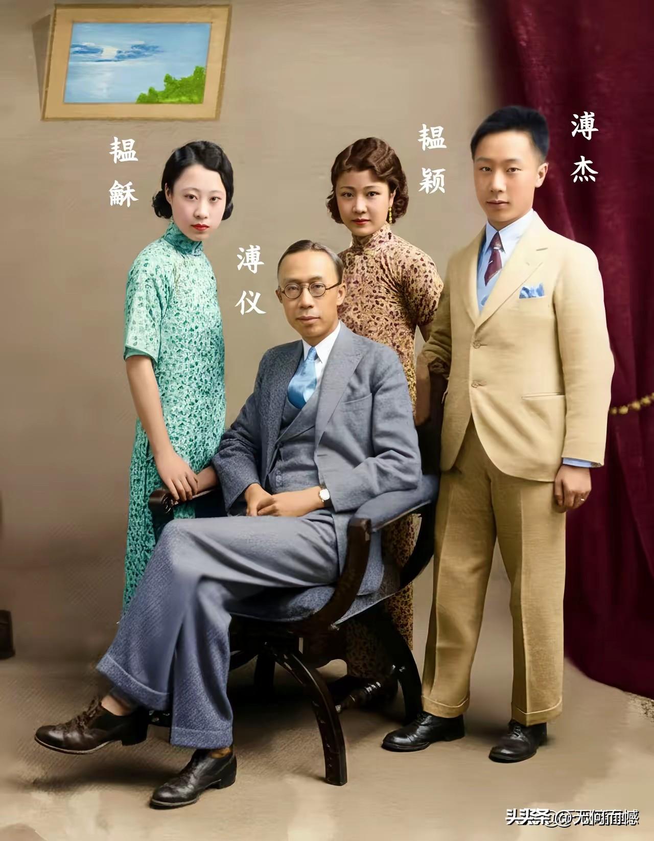 这张老照片修复的有些过度了，还是本身就是由AI生成的老照片，看着有点不像是真的，