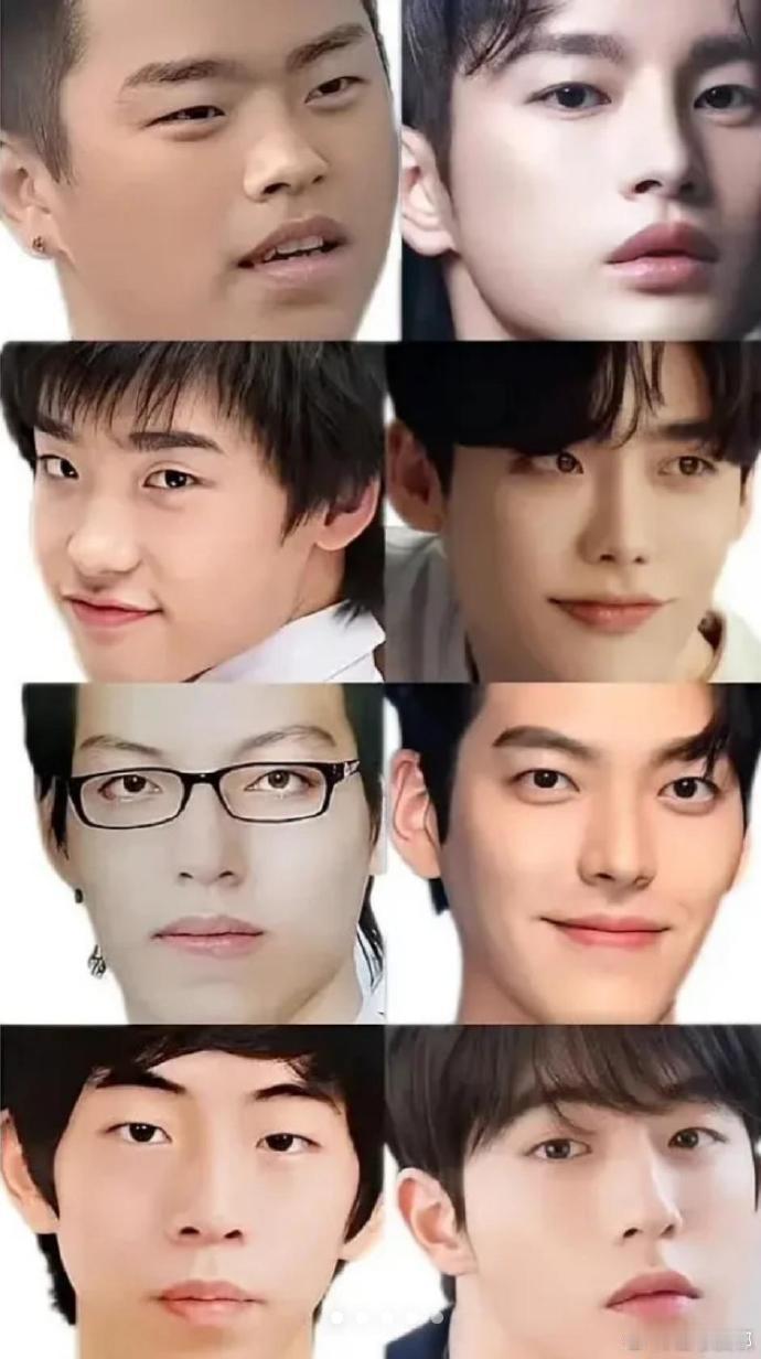 原来他们帅成这样已经是尽力了