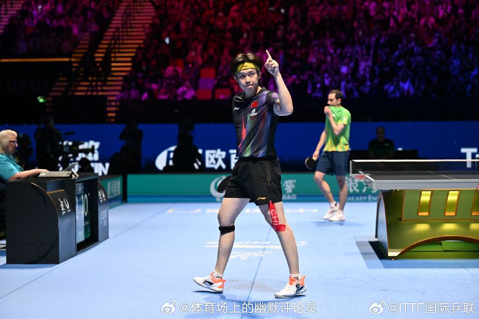 澳门世界杯2026男单半决赛王楚钦(CHN)4-1雨果·卡尔德拉诺(BRA)【1