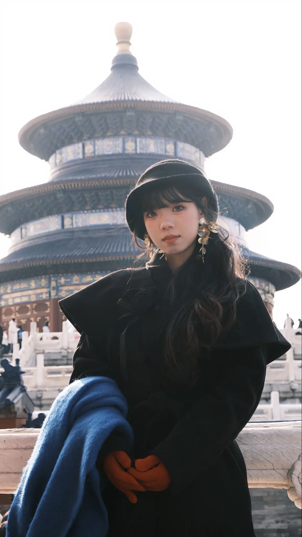 红墙蓝瓦 片片祈年