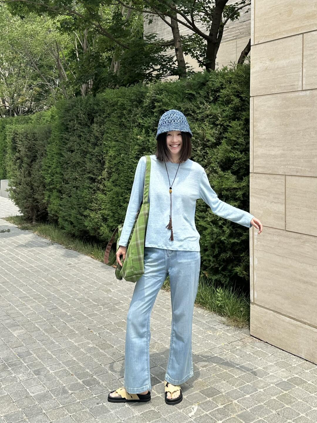 OOTD 今天穿的亚麻长袖