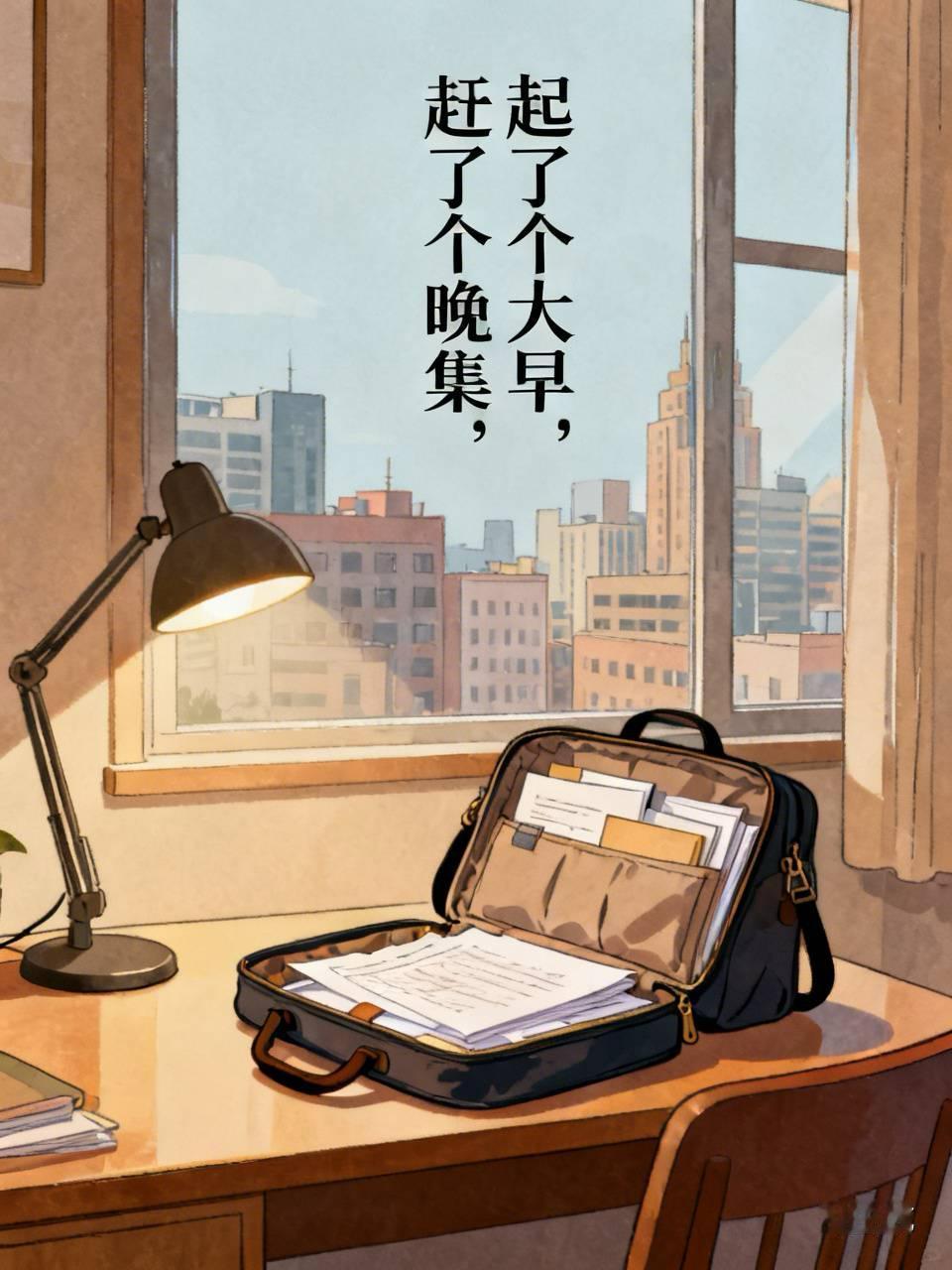 起了个大早，赶了个晚集

早上六点就醒了，翻来覆去睡不着，心里惦记着今天要去县城