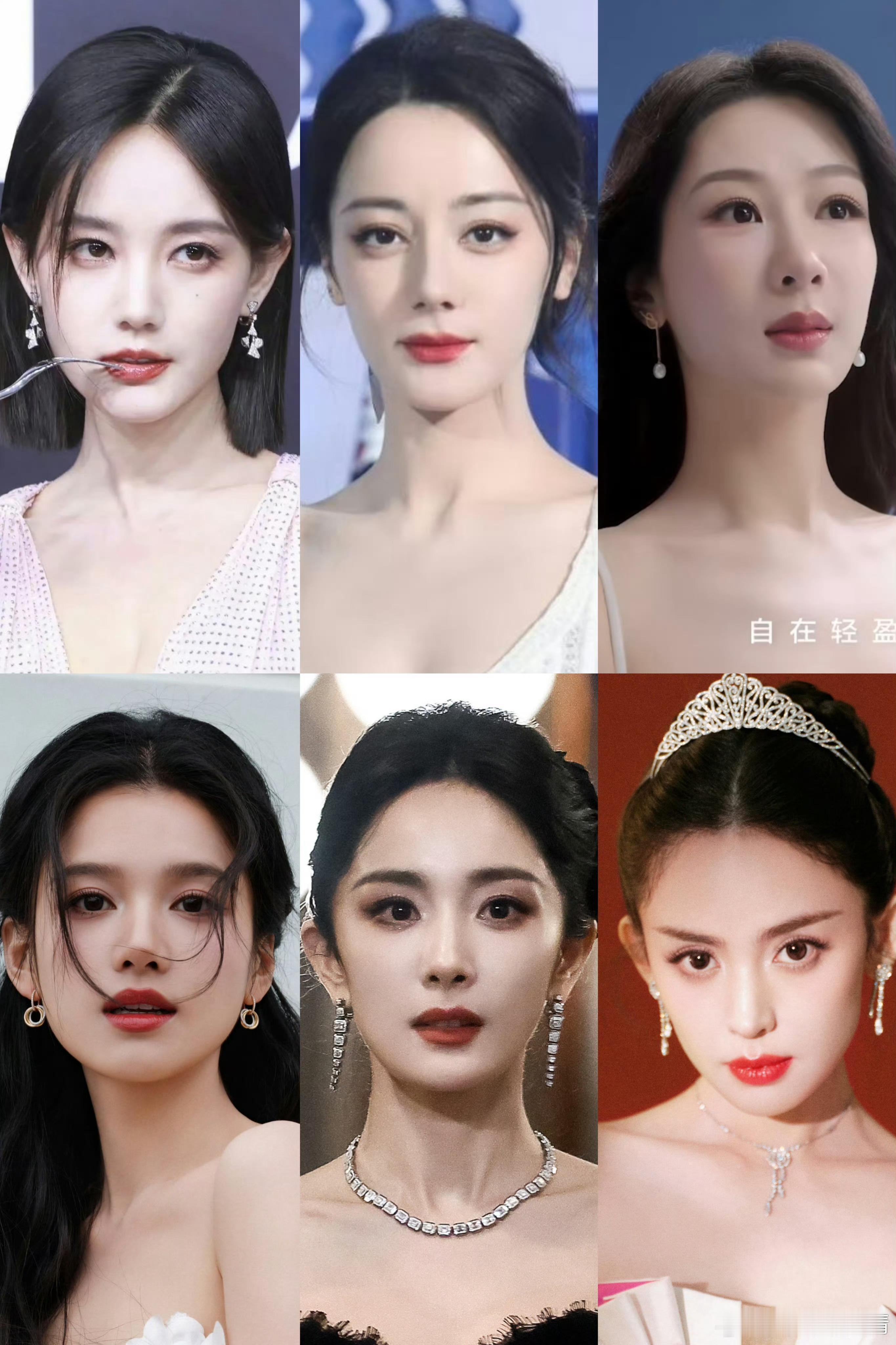 内娱化妆师红榜金鹤龙给女明星化的妆