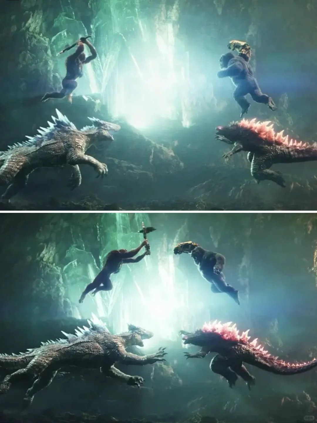 爽片⁉️芭比粉哥+机械臂刚哥大战疤王🔥