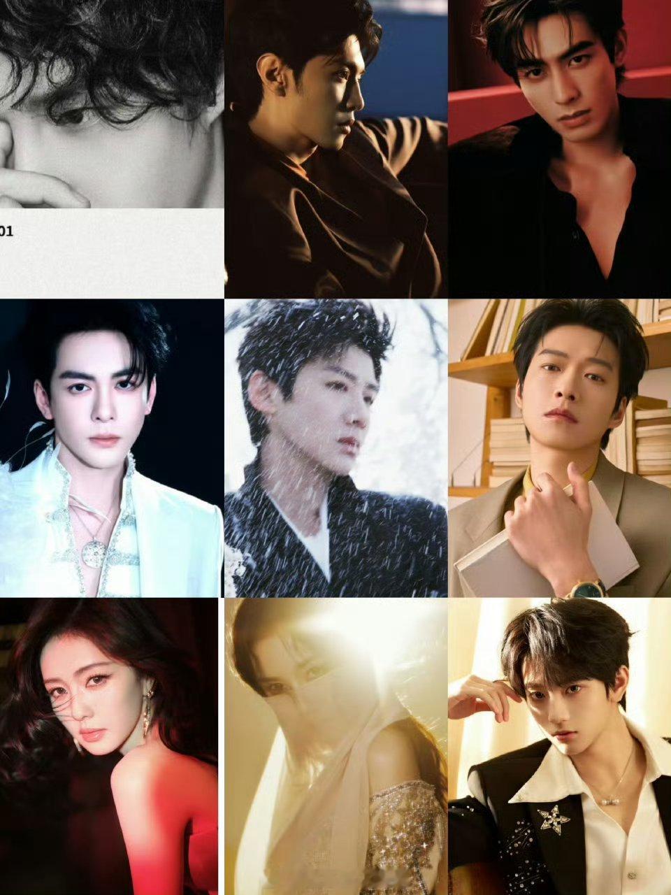 今天微博之夜第二波造型图王一博 陈哲远 宋威龙 曾舜晞 白敬亭 魏大勋 白鹿 宋