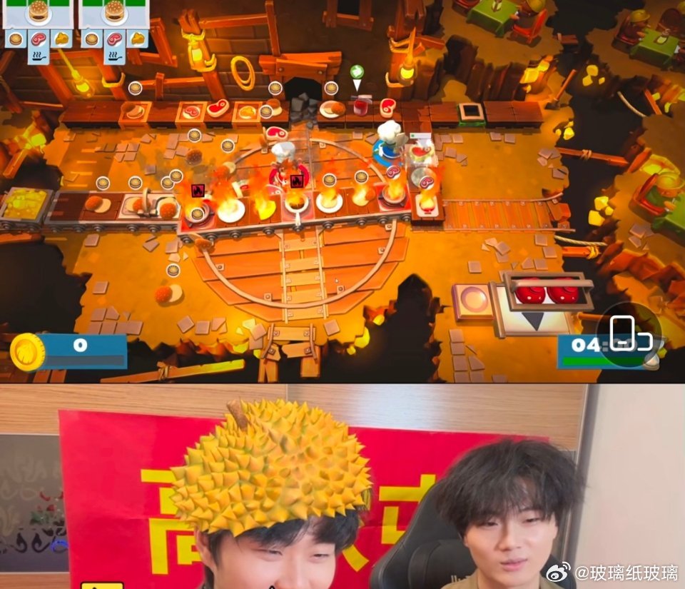 笑屁了，高超手忙脚乱玩得厨房起火了，高越说“咱这餐馆真有烟火气”hhh 