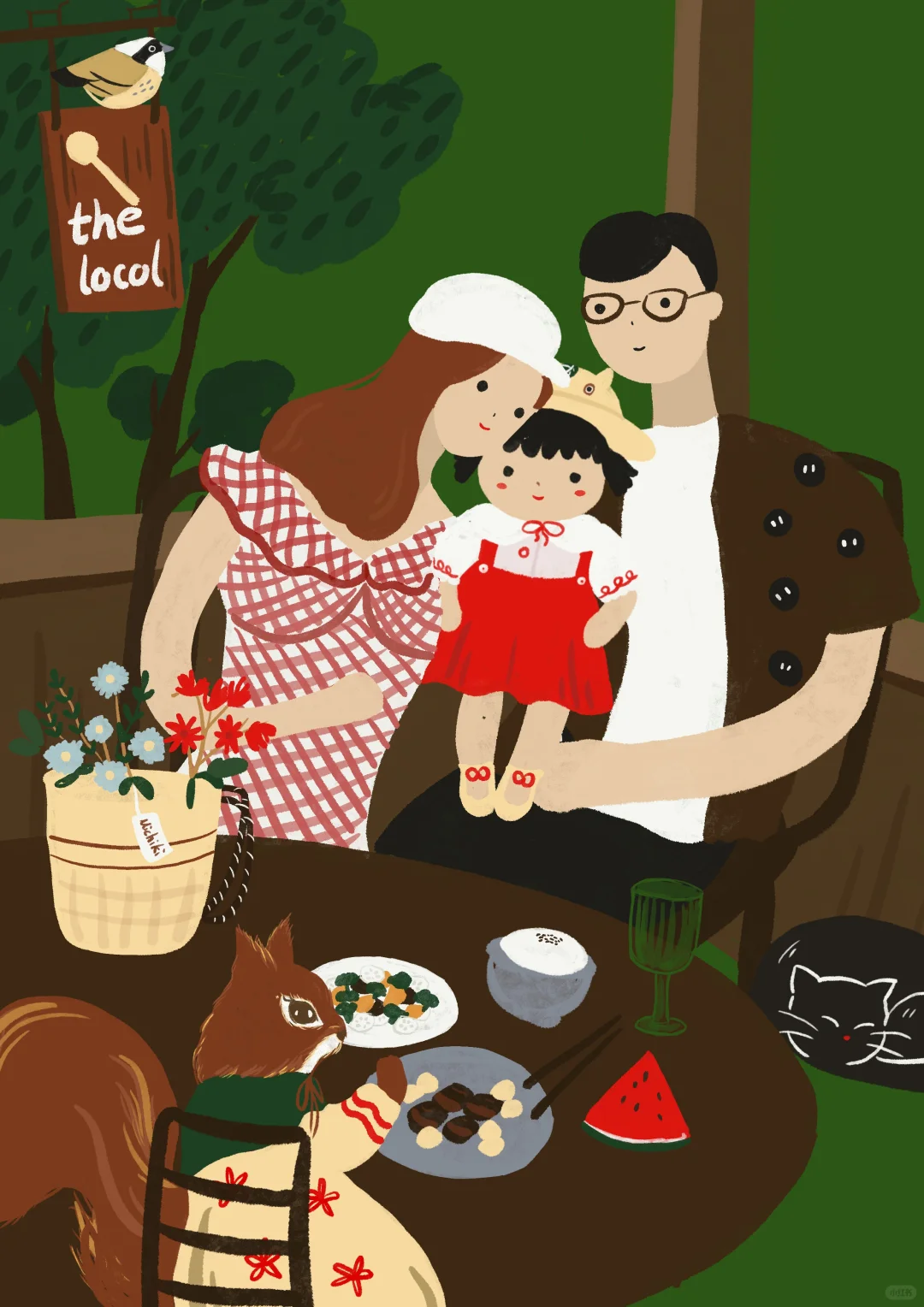 刘亦菲刚走！北京《小森林》木屋餐厅🏡🐿️🍴