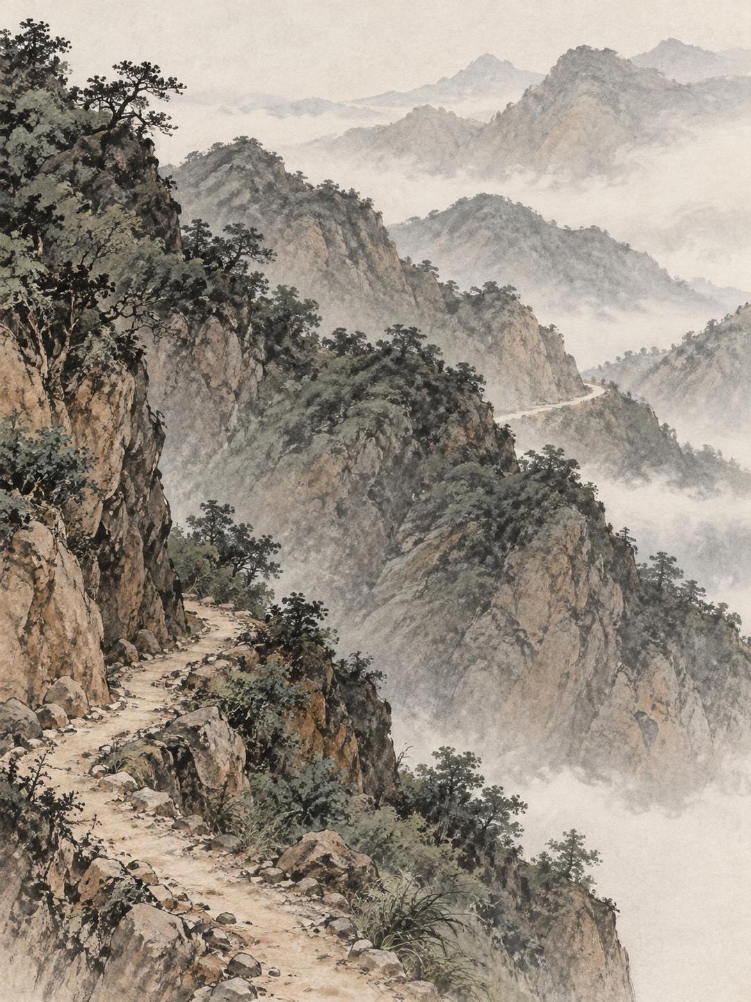 这座山，怎么还会拦人眼看拐过前面的山就能松口气，走近才发现：后面还有一座。杨万里