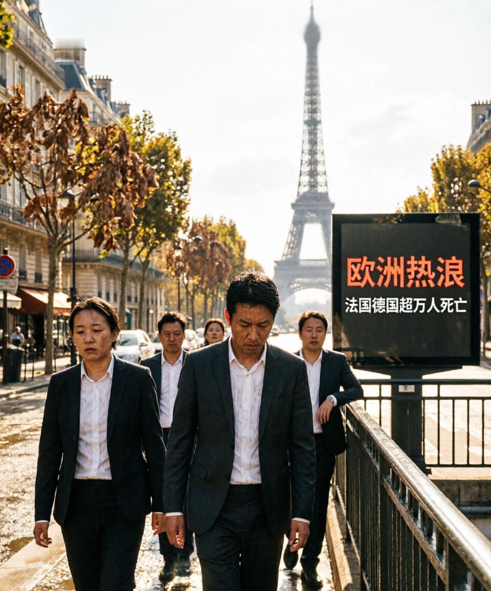 欧洲热浪夺命过万！法国德国超万人死亡，英国损失2400万工时

6月欧洲极端高温