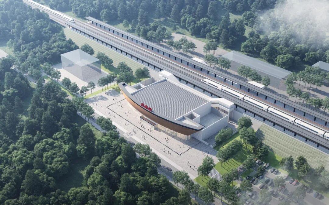 双350km/h高铁迎新节点！延榆高铁、康渝高铁陕西段站房工程启动招标，12月开