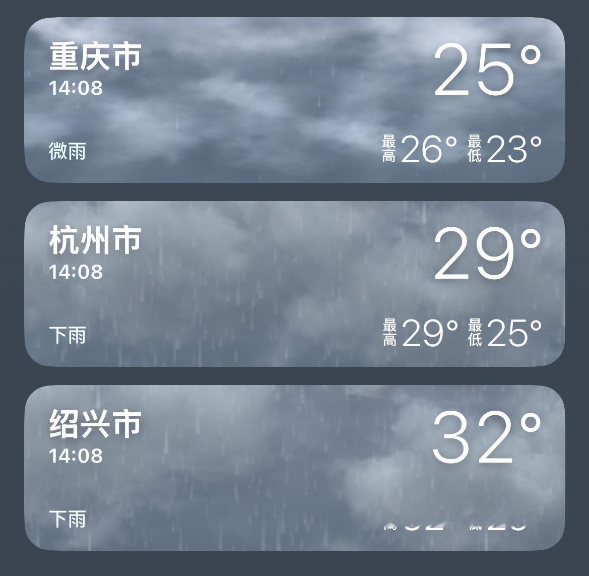 还有好多人说为啥重庆湿度也大但是我在重庆受得了在浙江受不了，这不废话吗你看看我们