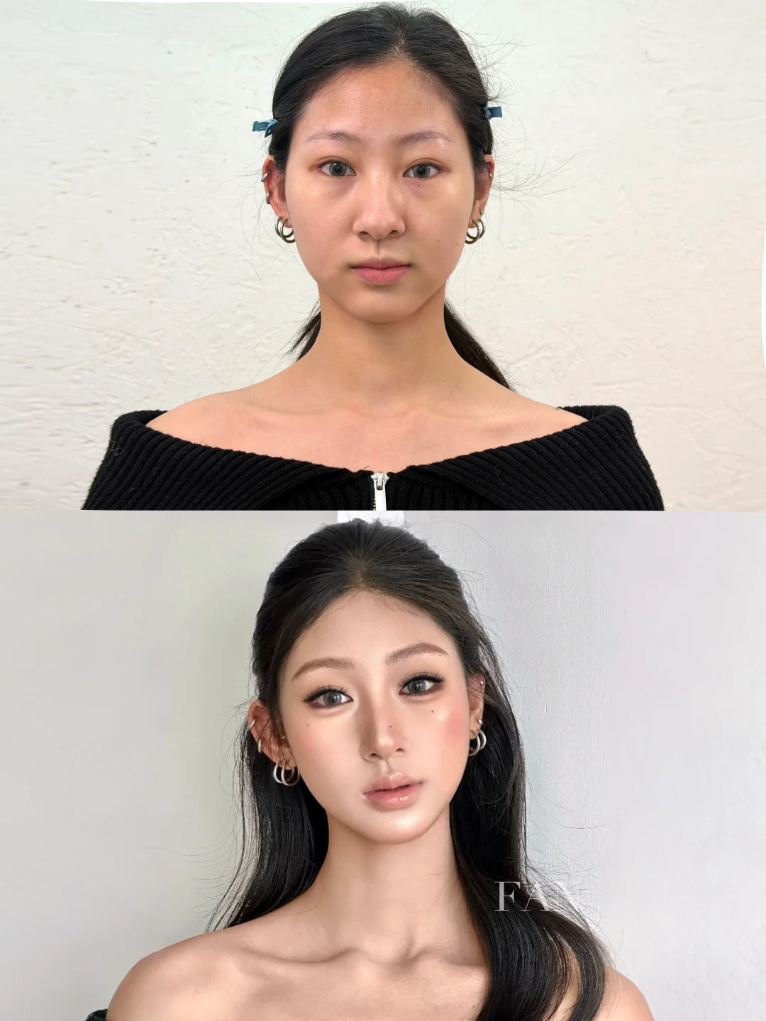 勇敢的人提前享受学化妆带来的换脸开挂！