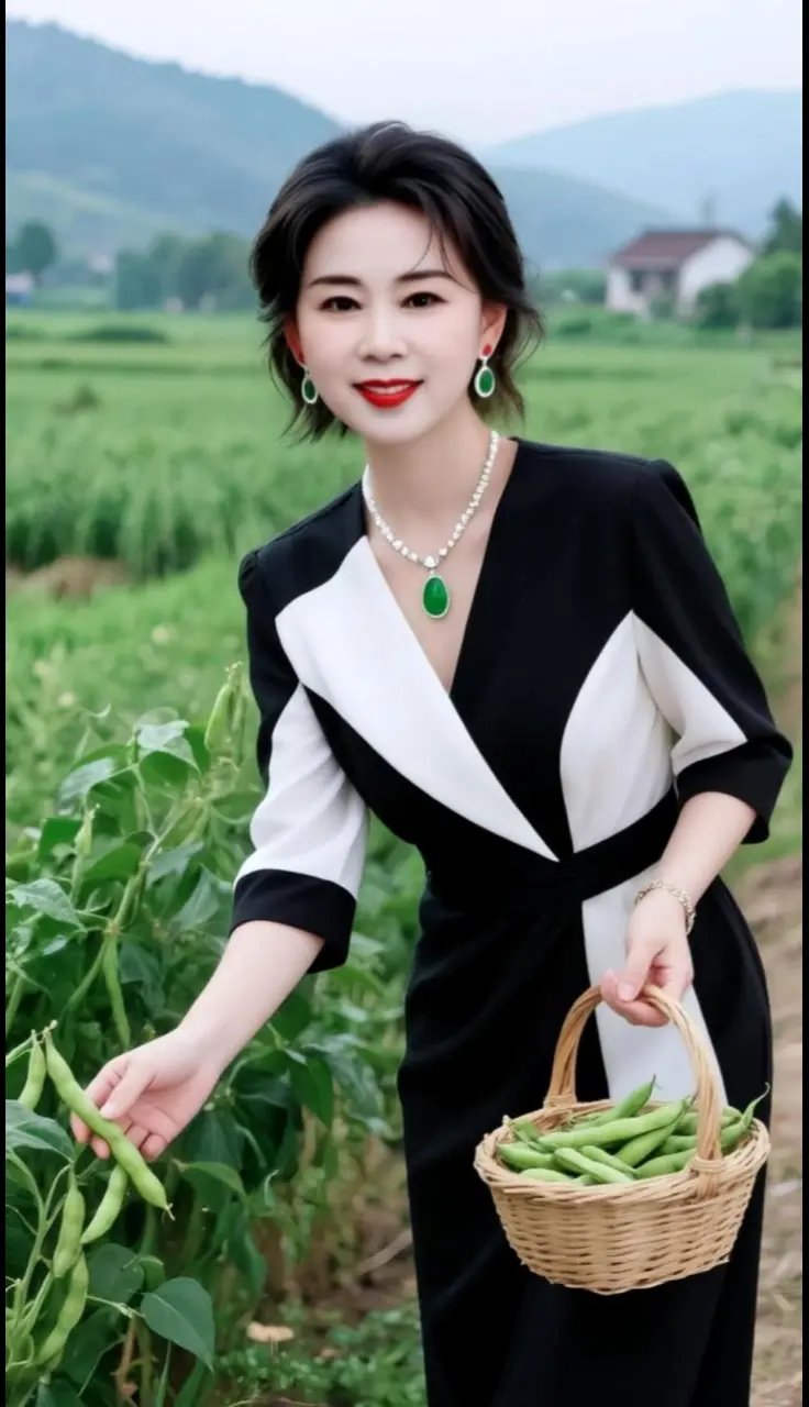 AI田园风写真 ai创作