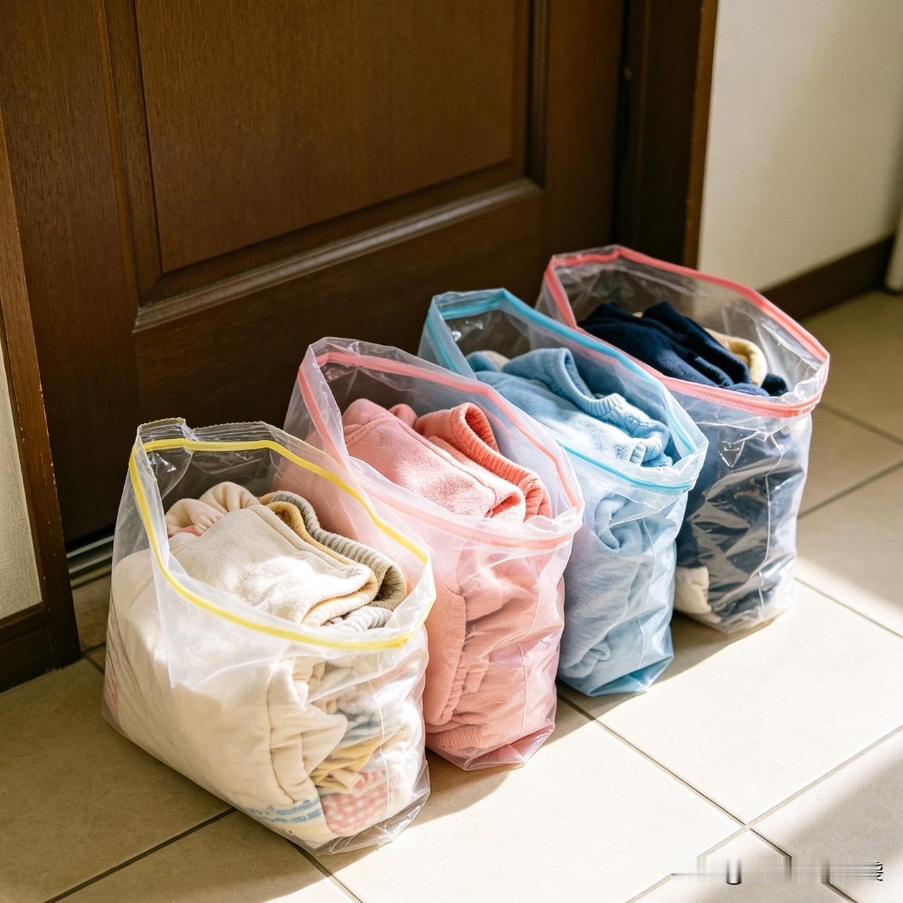 一觉醒来，我家门口多了一堆衣服。

今天一觉睡到快中午，实在是前一晚熬得太狠了。