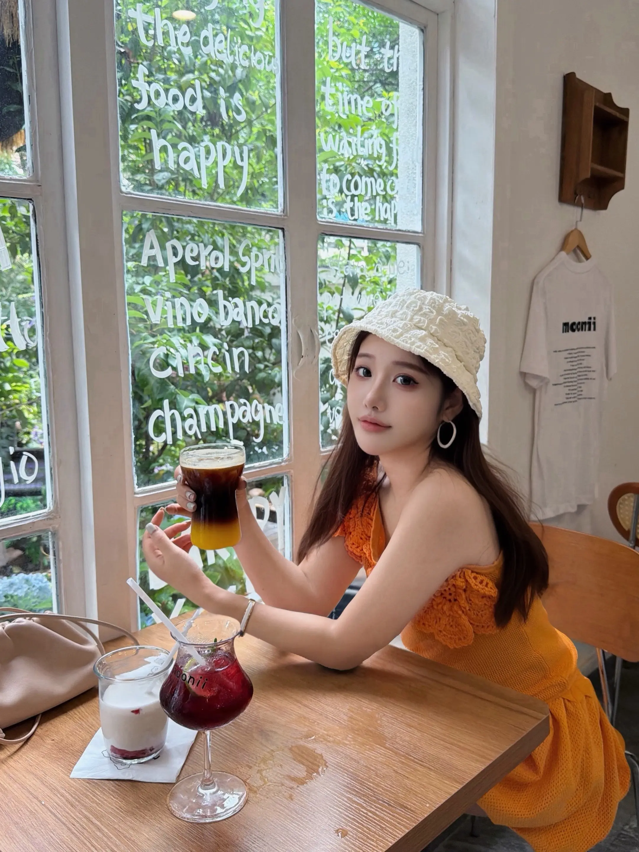 橘子汽水女孩。