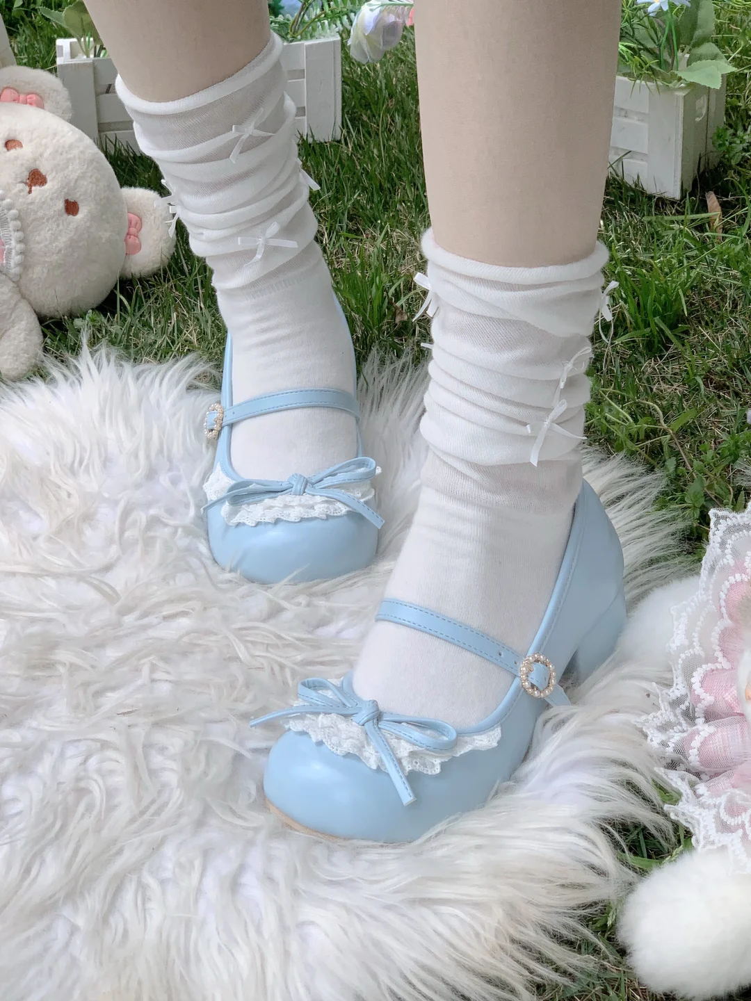 拜托 女孩子真的拒绝不了这双蓝色🎀