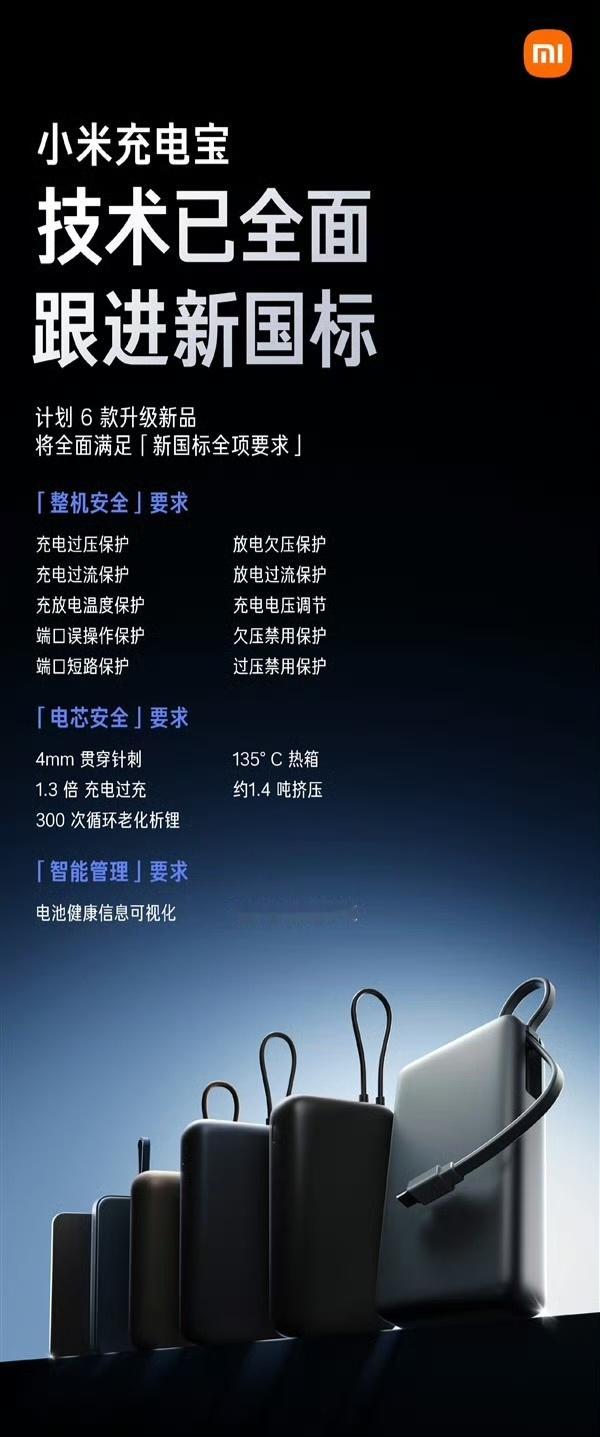 小米官宣6款充电宝新品充电宝都能热搜，你说这热度得有多高，确实是别人眼红也不好使