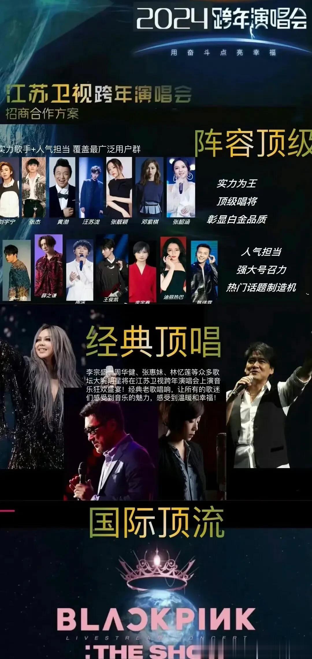 2024年4⃣️大卫视现场直播跨年夜分布：

1、澳门：江苏卫视
2、海口：湖南