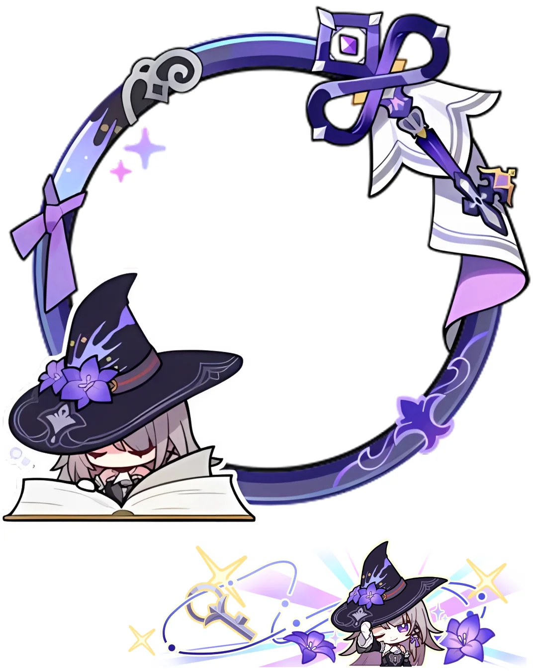 『大黑塔』HoYoLAB头像框/评论装扮，美极了