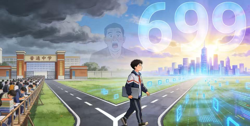 699分，他瞒着父亲改写了人生：一个15岁少年的“叛逆”究竟值不值？
“我一直要