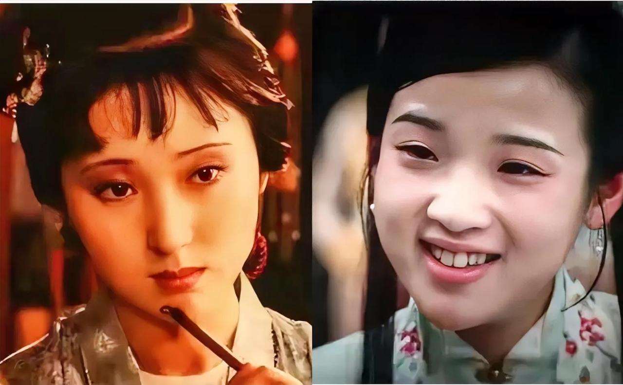 宝玉应该喜欢右边的黛玉赢，右边的黛玉除了牙齿不好看，其他的都赢麻了。
赢在年轻，