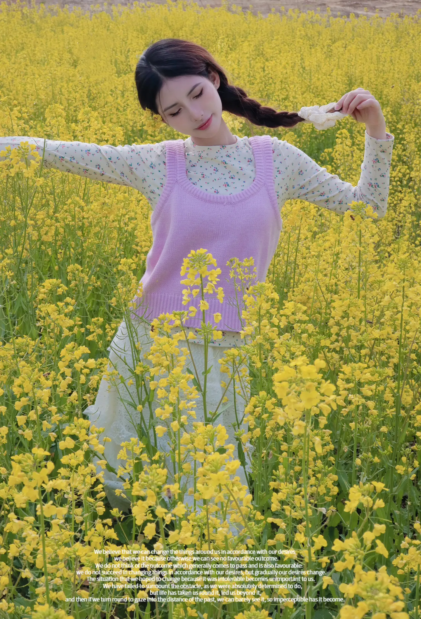 怎么都不会缺席有油菜花的春天