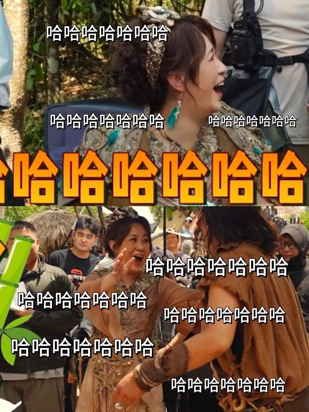 马丽乔杉杠铃般的笑声 大事很妙！今年春节被马丽乔杉的笑声承包了！杠铃般的笑声魔性