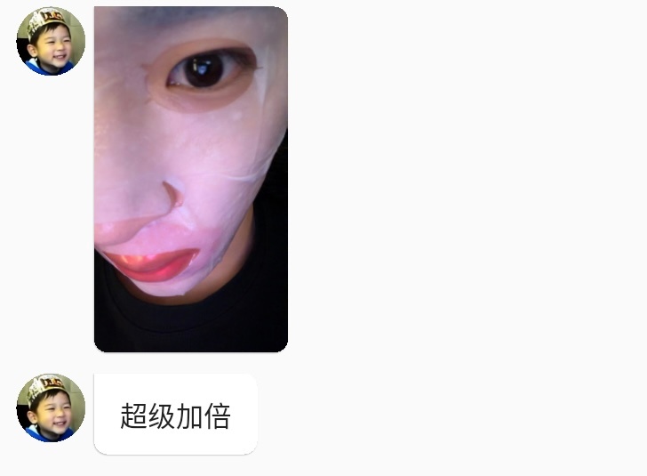我被萌死了。他绝对知道自己很可爱。加倍的可爱 ​​​