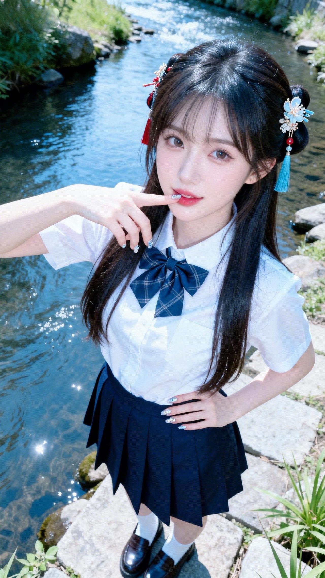 女神 清纯女神 美女 jk穿搭 爱了爱了