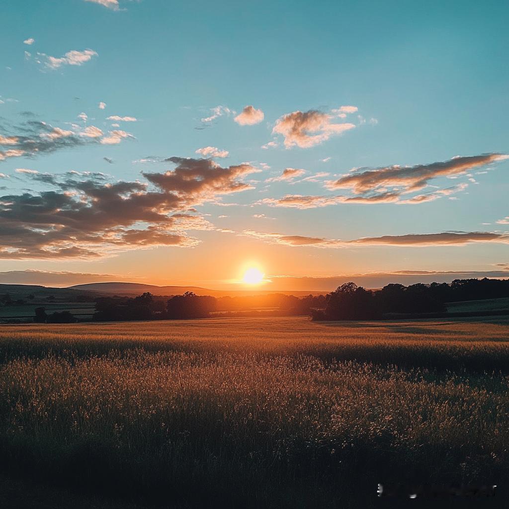 #随手拍夕阳西下的景色#
🌄 夕阳西下，天边染上了斑斓的色彩，一抹斜阳映照出大