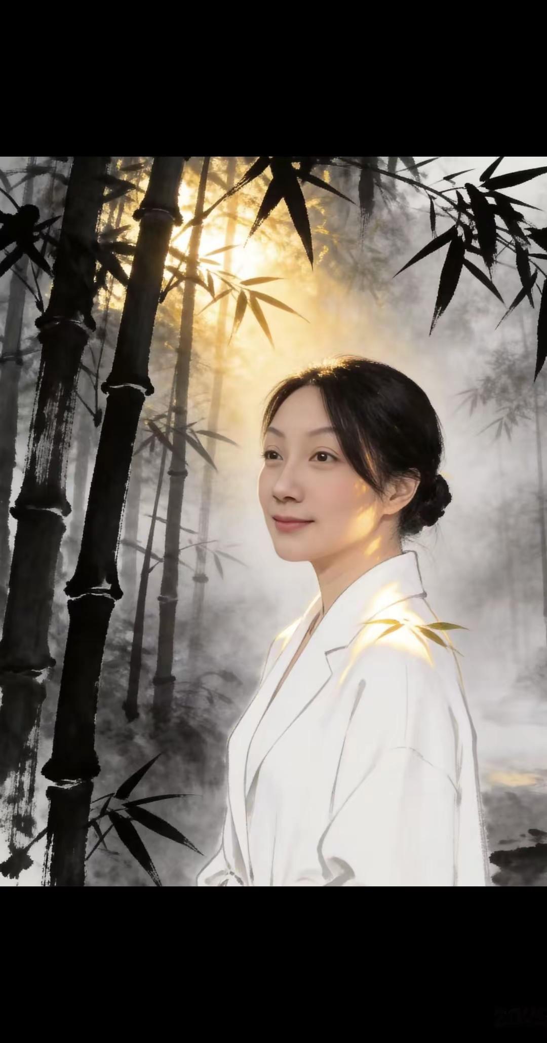 时光飞逝，留住的是记忆，水墨