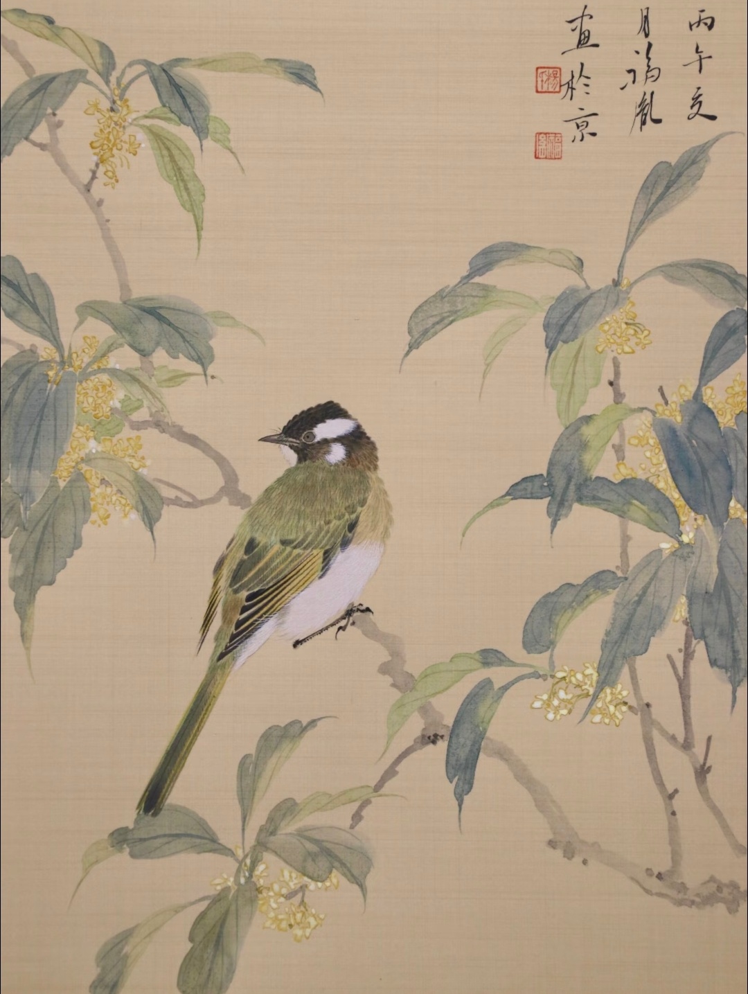 “  芳枝载艳，灵鸟栖香 …  ” 