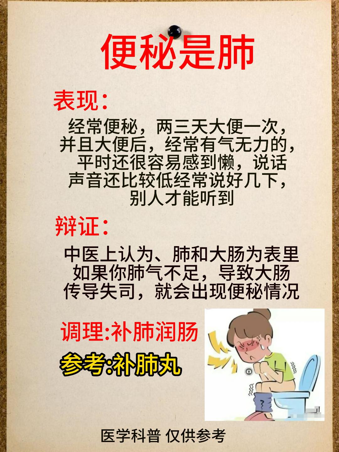 便秘是肺，眼花是肺，失眠是肺，白发多也是肺，一盒中成药，有效润肺，养肺，清肺[谢