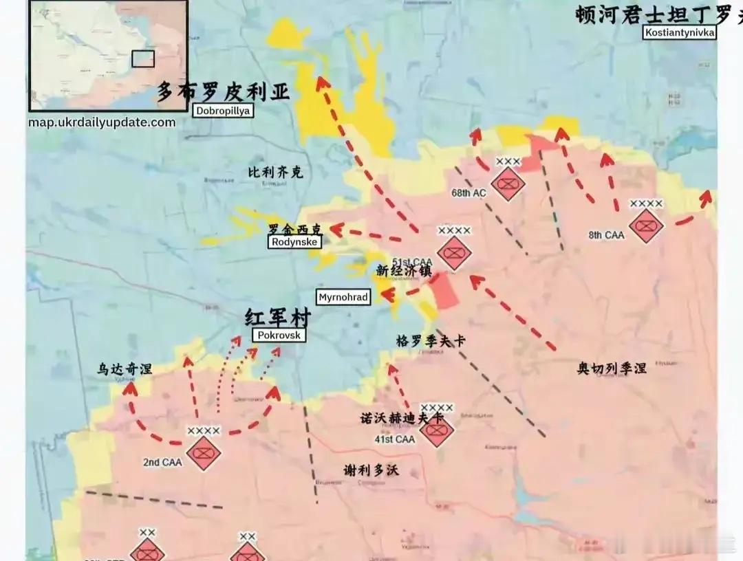 俄军三叉戟捅穿乌东防线，斯拉维扬斯克危在旦夕。俄军拿下恰索夫亚尔要塞后，没按常理