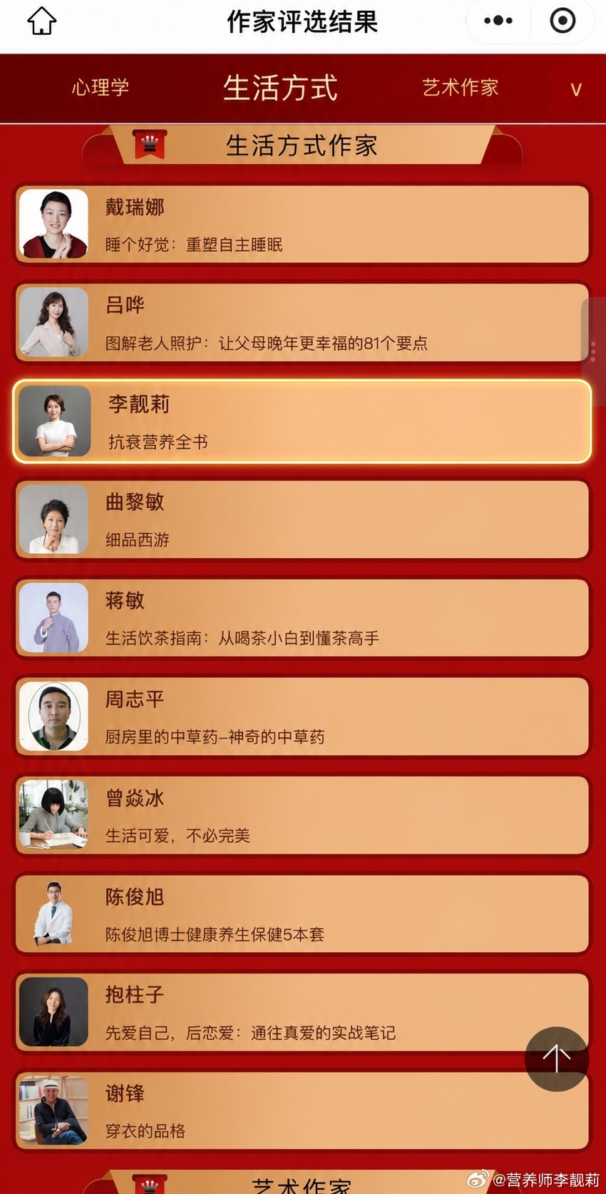 恭喜这位女士👏终于收到奖杯了🏆其实也是最近才刷到结果还没买书的还请大家多多支