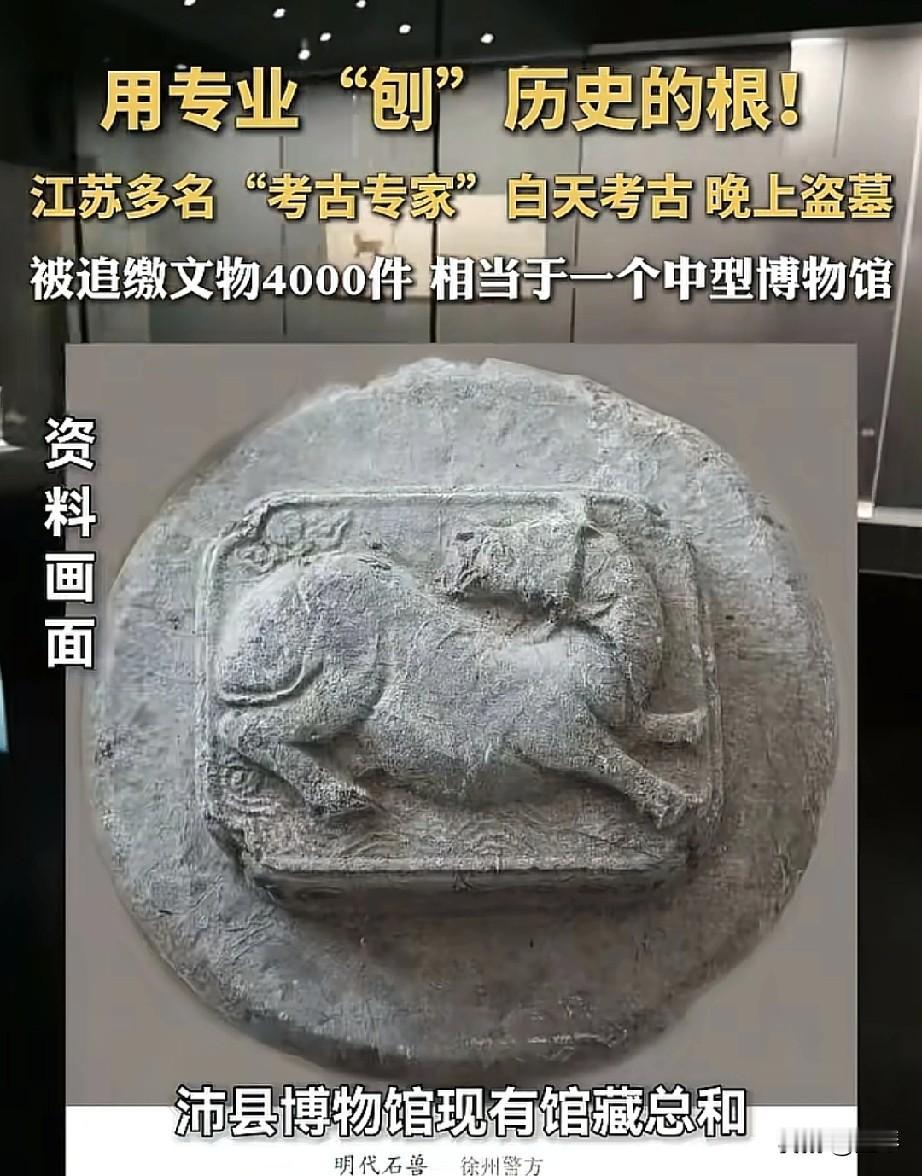 “考古专家”白天护宝晚上盗？这专业技能算是用到“刑”点上了。
 
谁能想到，“用