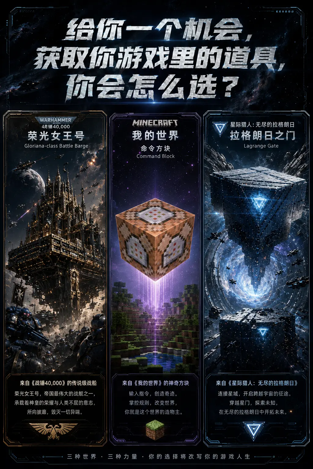 给你一个获取游戏道具的机会，你会怎么选？