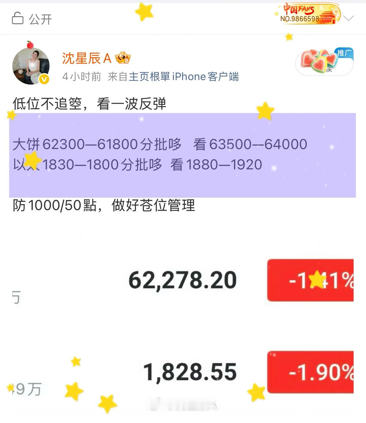 精准兑现第二目标64000，恭喜跟上节奏的朋友！大饼62300哆，📈拿下170