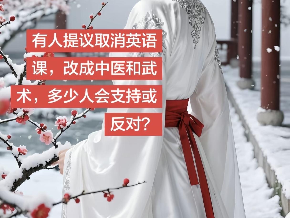 有人提议将“英语”换成“中医”和“武术”，你怎么看？

那么问题来了，学中医有什