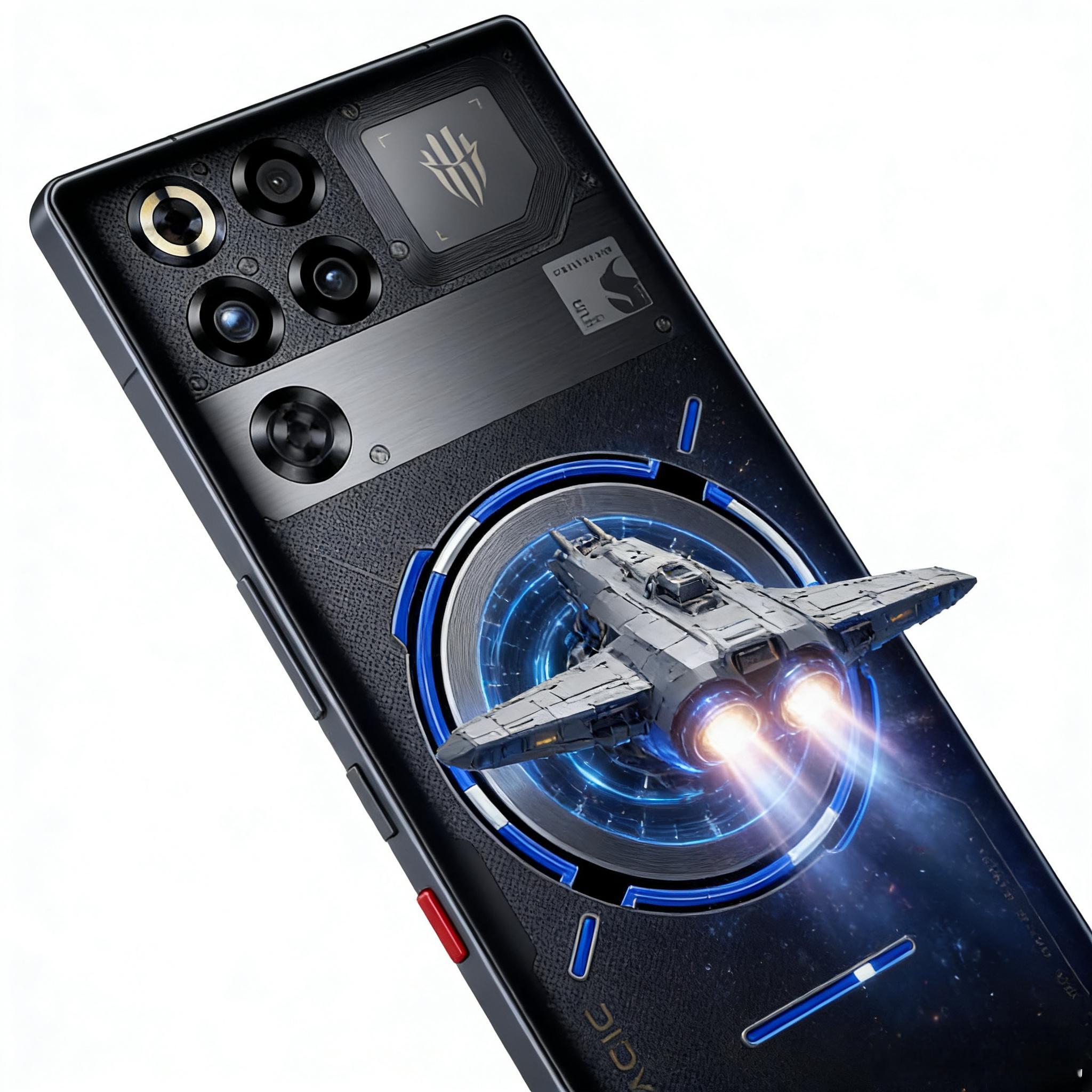 红魔水冷环创意diy红魔11pro 其实我一直觉得这些年的设计更像一艘宇宙战舰，