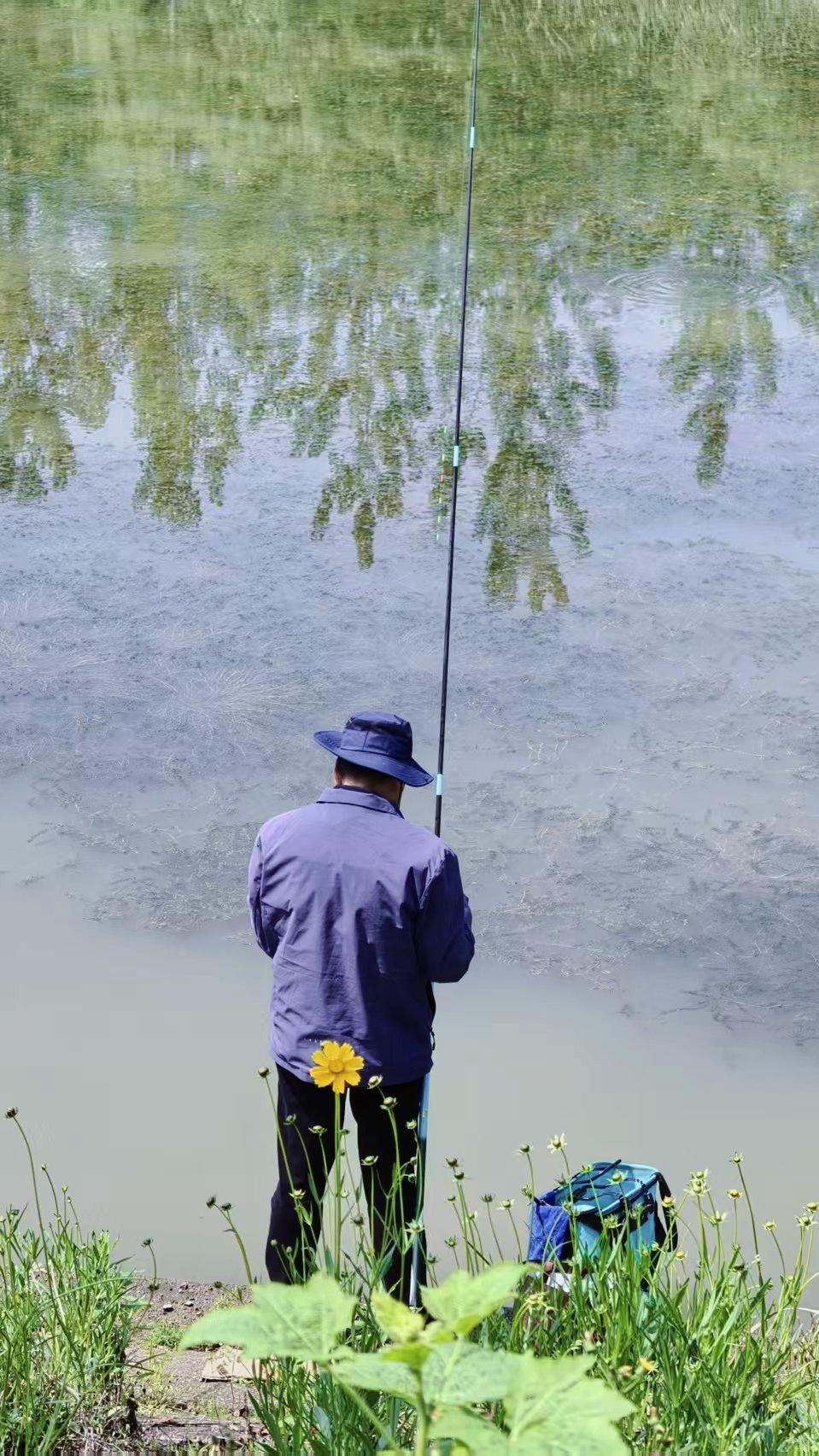 出发吧趁现在春天来了，去钓鱼🐟吧！把快乐留在当下。