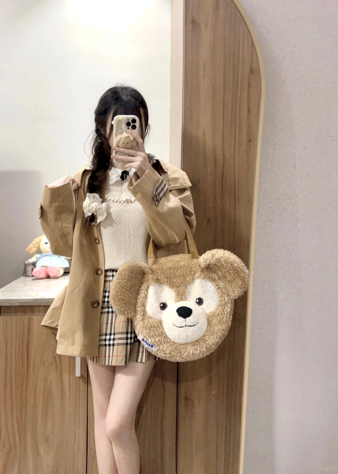 小斗篷风衣🧸 秋天的氛围感～